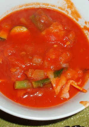 アスパラベーコン巻きのトマト煮-レシピのメイン写真