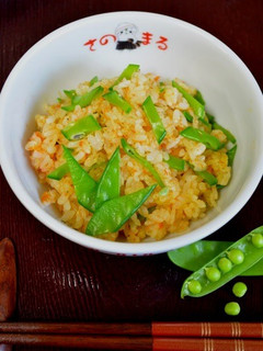 さやえんどうとしらすのご飯-レシピのメイン写真