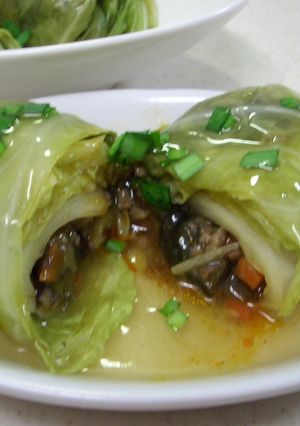 きゃべつの中に麻婆茄子-レシピのメイン写真