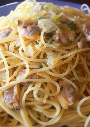 簡単パスタ☆食べ易い和風ボンゴレビアンコ-レシピのメイン写真