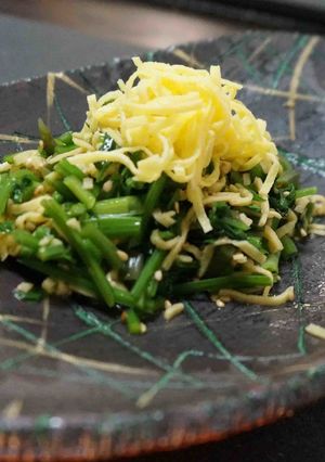 セリの和え物-レシピのメイン写真