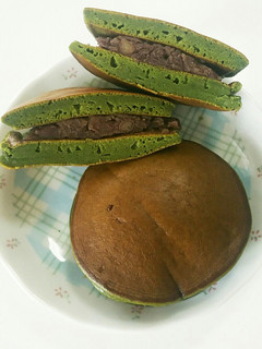 糖質制限☆大豆粉で抹茶ドラ焼き♡♡-レシピのメイン写真