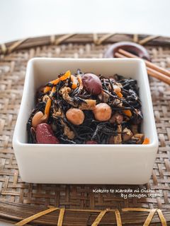 ミックスビーンズのひじき煮-レシピのメイン写真