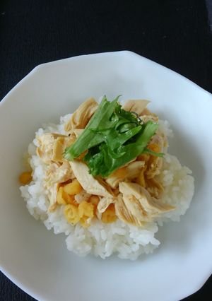 揚げない！チンするだけの鶏ささみ天丼♪-レシピのメイン写真