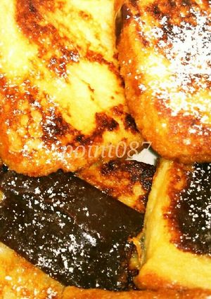 フレンチトースト(プレーンorチョコ味)-レシピのメイン写真
