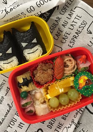 キャラ弁 ＊ バットマン-レシピのメイン写真