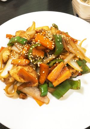 野菜とささみのマヨポン炒め-レシピのメイン写真