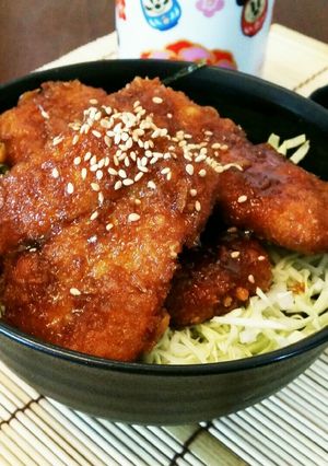 ソースカツ丼(ソースがオススメ♪。)-レシピのメイン写真