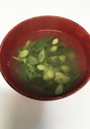 ウドの味噌汁-レシピのメイン写真
