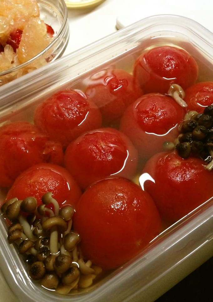 初夏のお野菜丸ごと冷やし出汁トマト-レシピのメイン写真