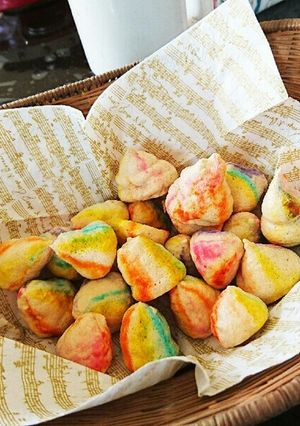 レインボーメレンゲクッキー-レシピのメイン写真
