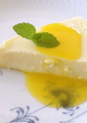 ギリシャヨーグルトでレアチーズケーキ風-レシピのメイン写真