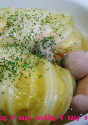 *ハムチーズポテトinロールキャベツ*-レシピのメイン写真