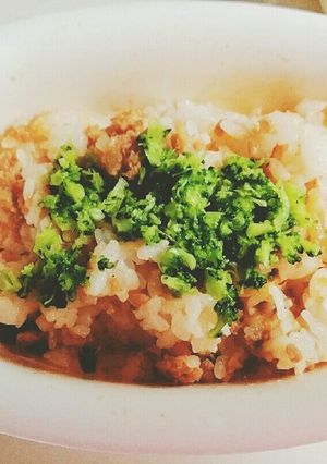 みんな大好き♪まぜまぜハンバーグライス-レシピのメイン写真