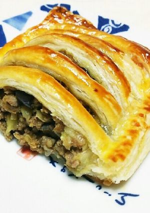 カレー風味の茄子ミートパイ-レシピのメイン写真