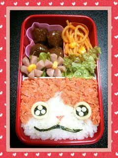 キャラ弁 男の子 ジバニャン-レシピのメイン写真