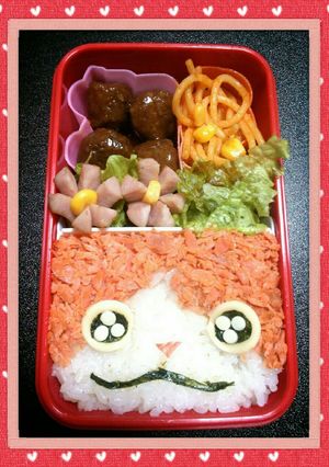 キャラ弁 男の子 ジバニャン-レシピのメイン写真