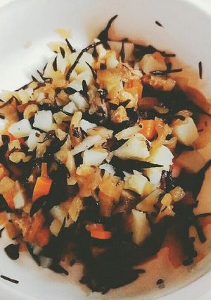 取り分けに★ひじきの煮物のじゃが和え-レシピのメイン写真