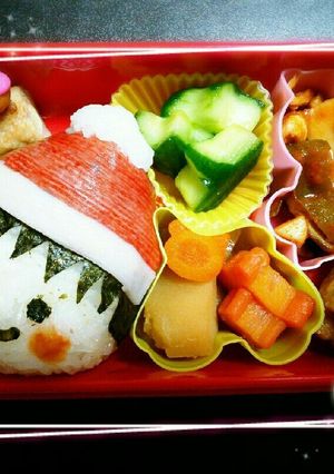 キャラ弁 男の子 サンタクロース-レシピのメイン写真