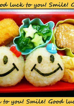 キャラ弁 男の子 ニコちゃん-レシピのメイン写真