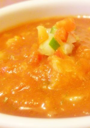 夏にサイコー☆野菜たっぷりのガスパチョ♬-レシピのメイン写真