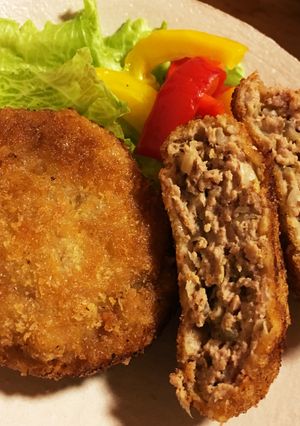 春キャベツのふわふわメンチカツ挽肉新玉葱-レシピのメイン写真