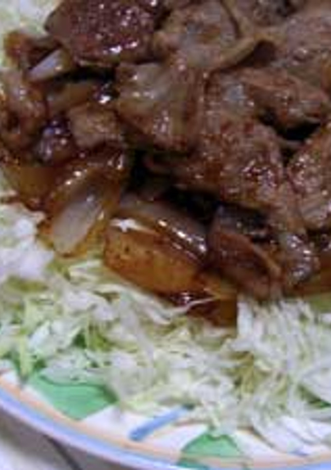 簡単豚肉の生姜焼き！-レシピのメイン写真