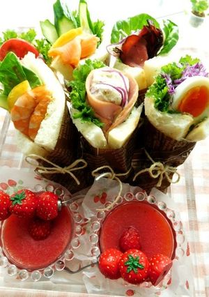 6種類のサンドらずでピクニック弁当-レシピのメイン写真