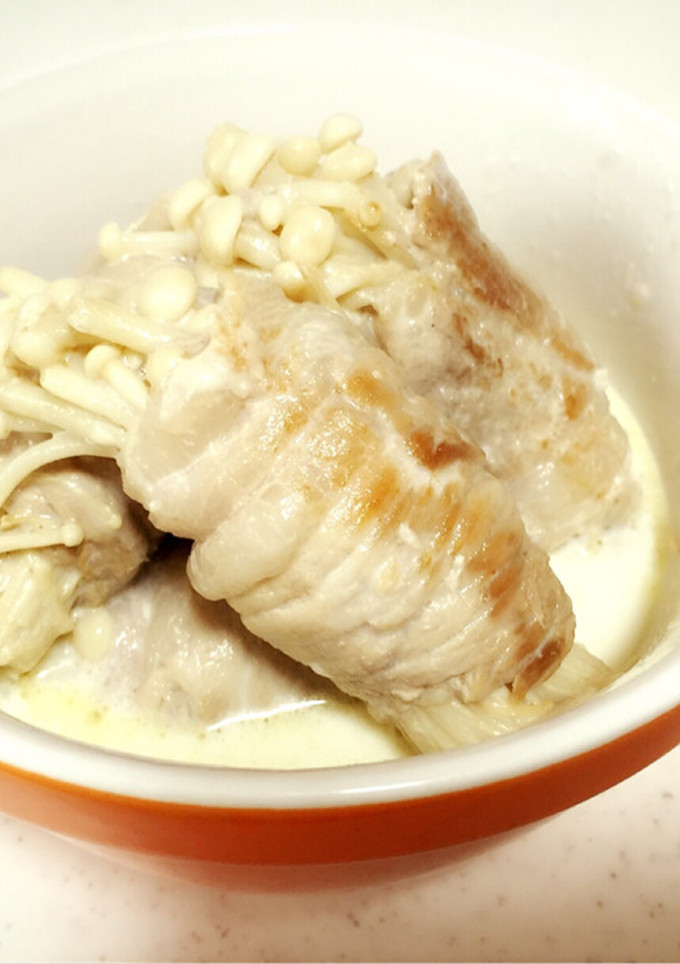 豚肉とえのきのクリーム煮-レシピのメイン写真