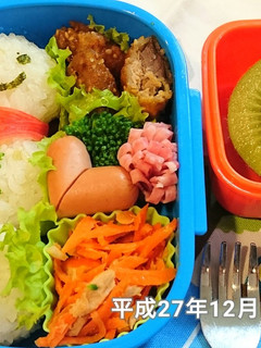12月 お弁当 雪だるま-レシピのメイン写真