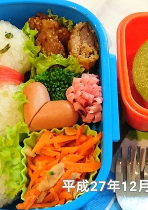 12月 お弁当 雪だるま-レシピのメイン写真
