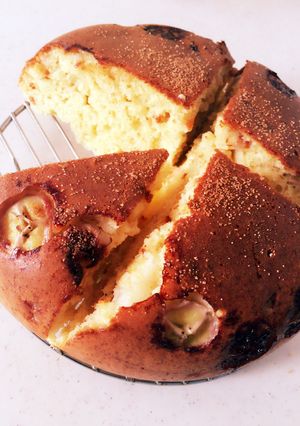 炊飯器deバナナケーキ-レシピのメイン写真
