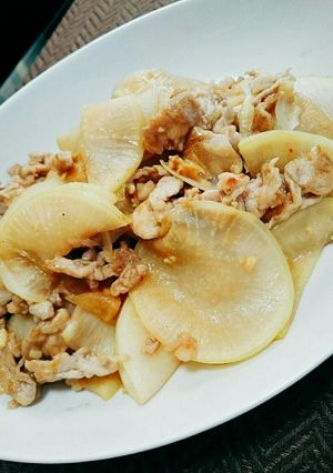 豚肉と大根◎にんにく和風炒め-レシピのメイン写真