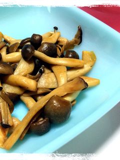 5分で簡単♪エリンギしめじ醤油炒め-レシピのメイン写真