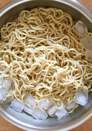 小野式製麵機で、ざるラーメン-レシピのメイン写真