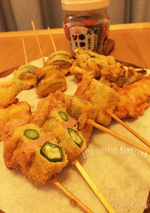 オリーブオイルでヘルシー串揚げ♪-レシピのメイン写真