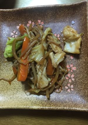 ピリッ！ イカとキャベツのからし炒め-レシピのメイン写真