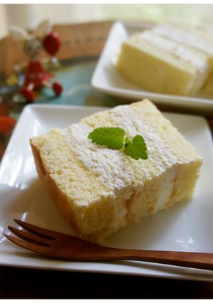 レモンケーキ…レモンカードを挟んで-レシピのメイン写真