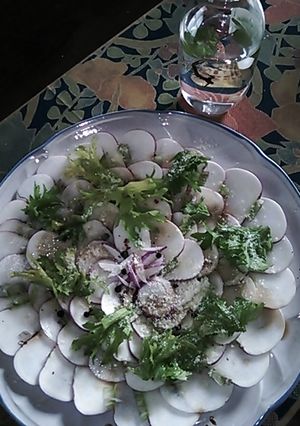 蕪のカルパッチョ-レシピのメイン写真
