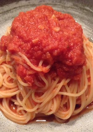 今が旬！新生姜とトマトの簡単パスタ-レシピのメイン写真