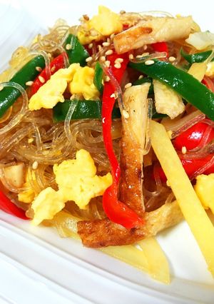 いろどり鮮やか！細切り野菜の中華炒め-レシピのメイン写真