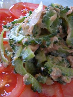 ゴーヤとツナのチリマヨサラダ -レシピのメイン写真