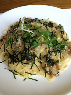かいわれと豚肉の和風パスタ-レシピのメイン写真