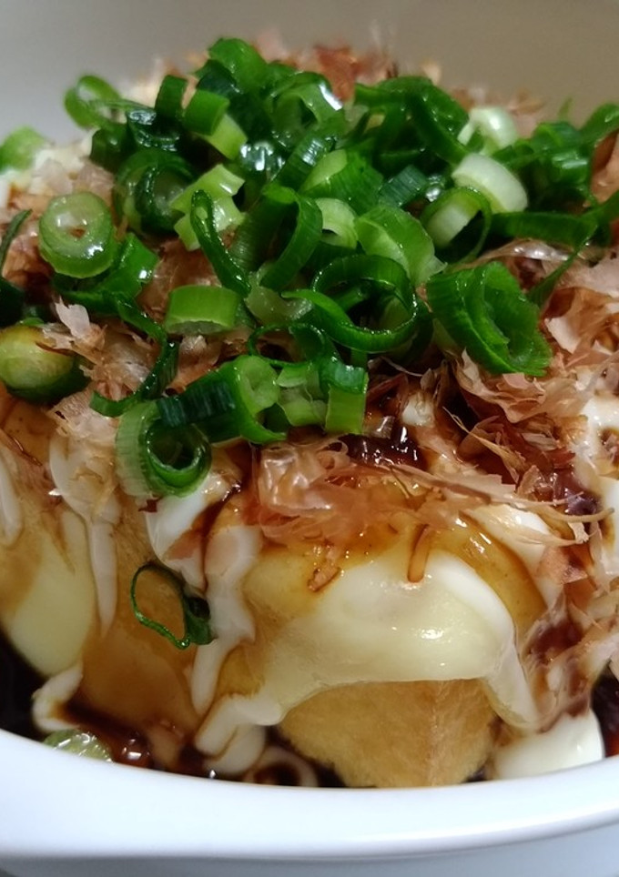 厚揚げのチーズ焼き～お好み焼き風～-レシピのメイン写真