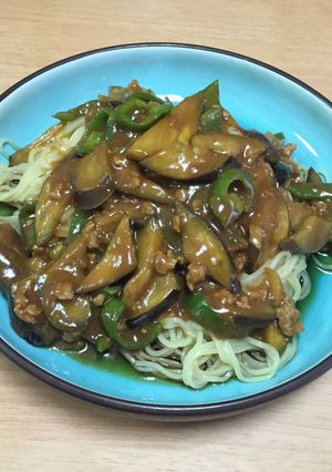 ナス味噌冷やし麺-レシピのメイン写真