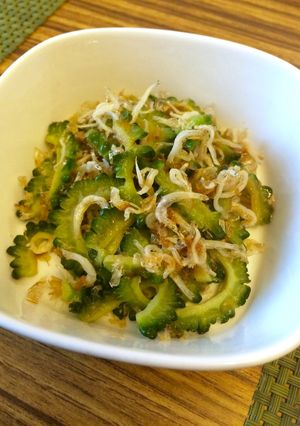 レンジで超簡単なゴーヤのおひたし-レシピのメイン写真