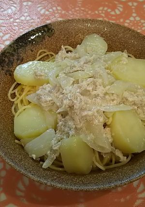 チョー簡単クリームパスタ-レシピのメイン写真