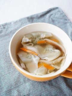 ワンタンスープ♪ツルンとやわらか~い-レシピのメイン写真
