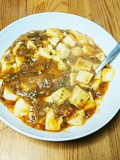 小豆スープのあずきで麻婆豆腐-レシピのメイン写真