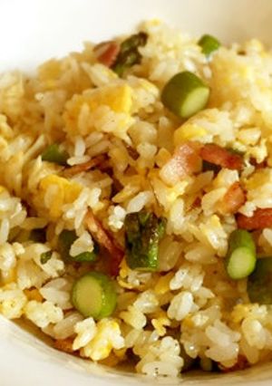 アスパラ入れたらパラパラパラ炒飯-レシピのメイン写真